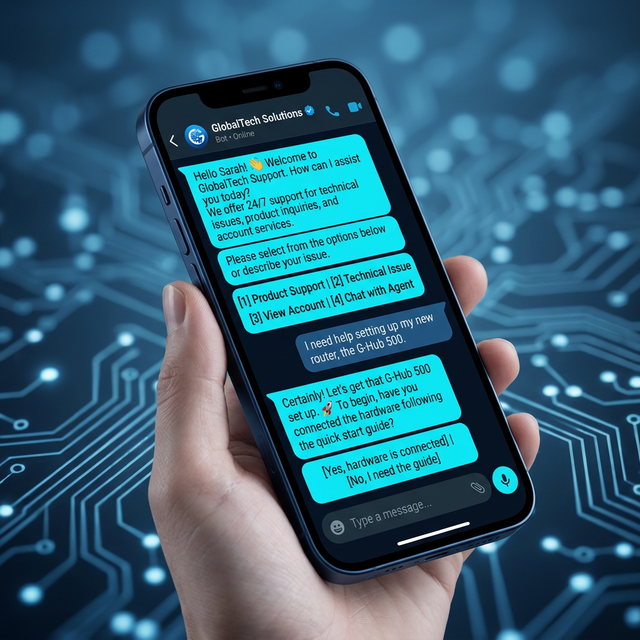 Chatbot WhatsApp inteligente atención 24/7 PyMEs Austral Deploy